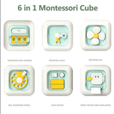 SmartyCube 6-in-1 Montessori Activity Cube – Educational Toy for Babies and Toddlers