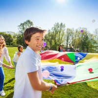 Rainbow Glide 10 ft. Play Parachute for Children